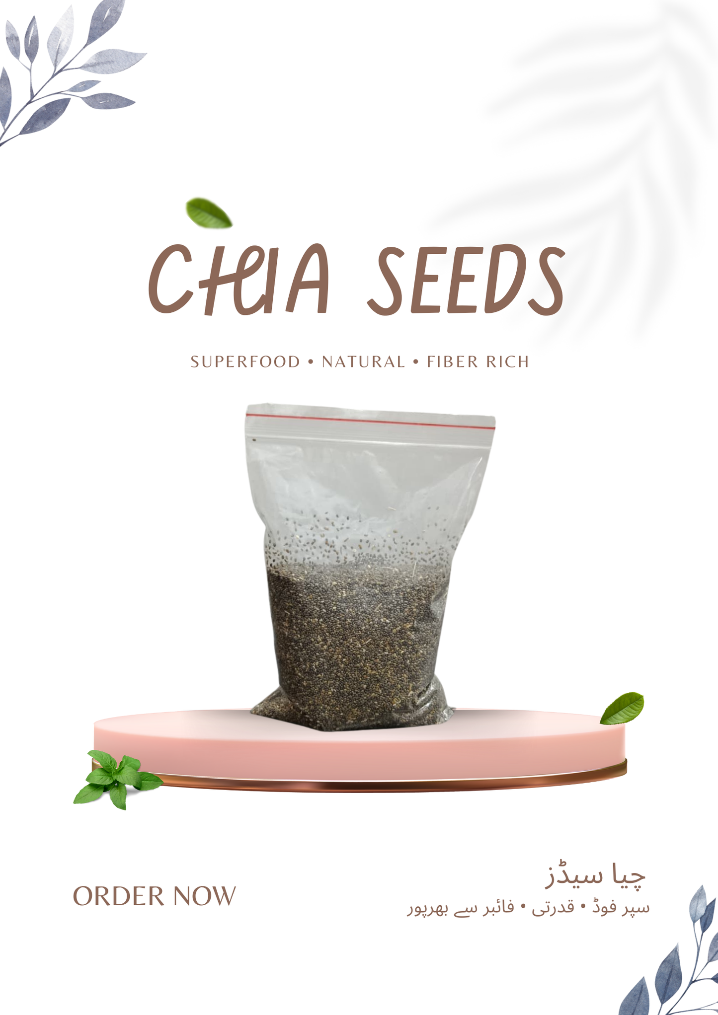 🌿 Chia Seeds – Superfood for Energy & Health (چیا سیڈز)